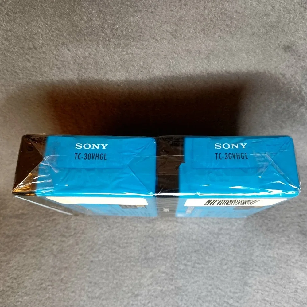 Sony VHS C Tapes Premium 30 Min‎ 62 m Blue